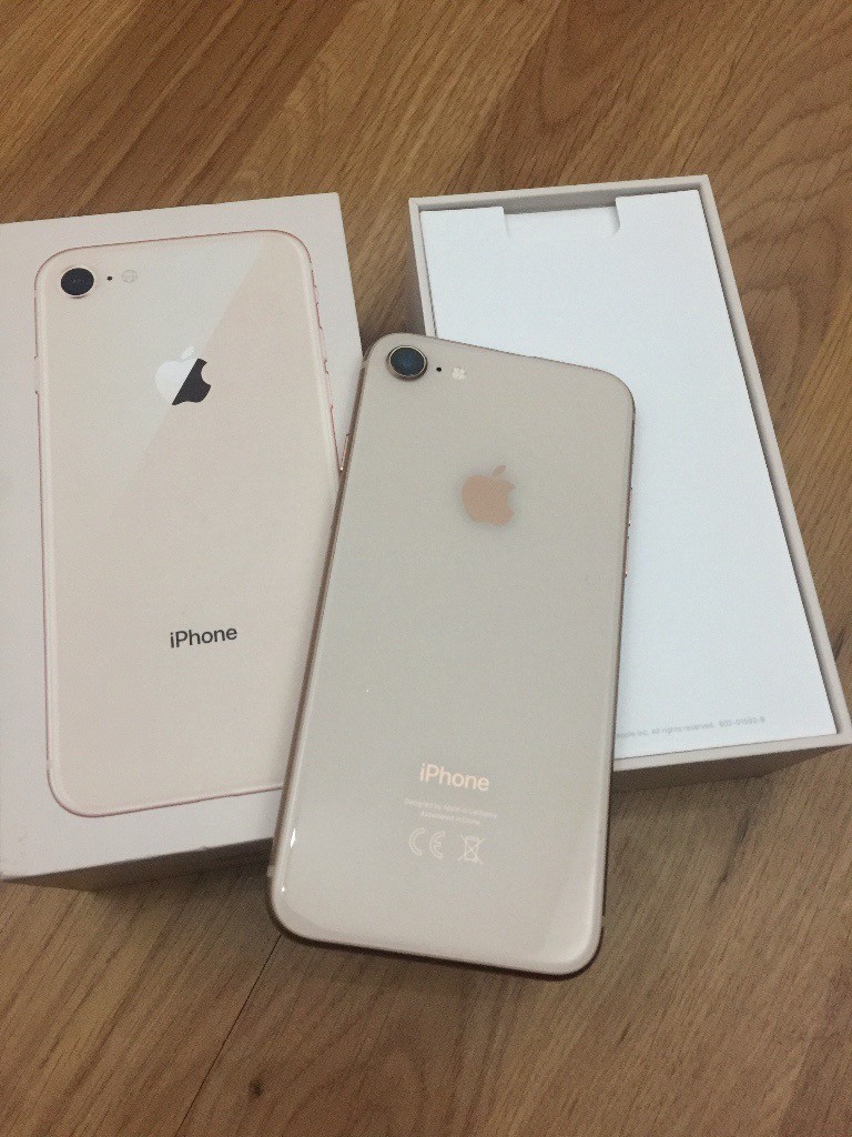 IPhone 8 64gb rose gold unlock with 6 months apple warranty in East