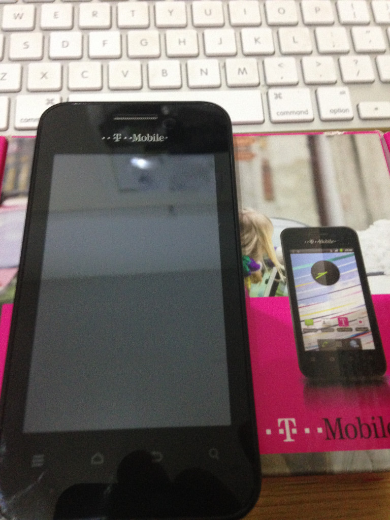 T Mobile ZTE P736E Vivacity Black mobile Smartphone