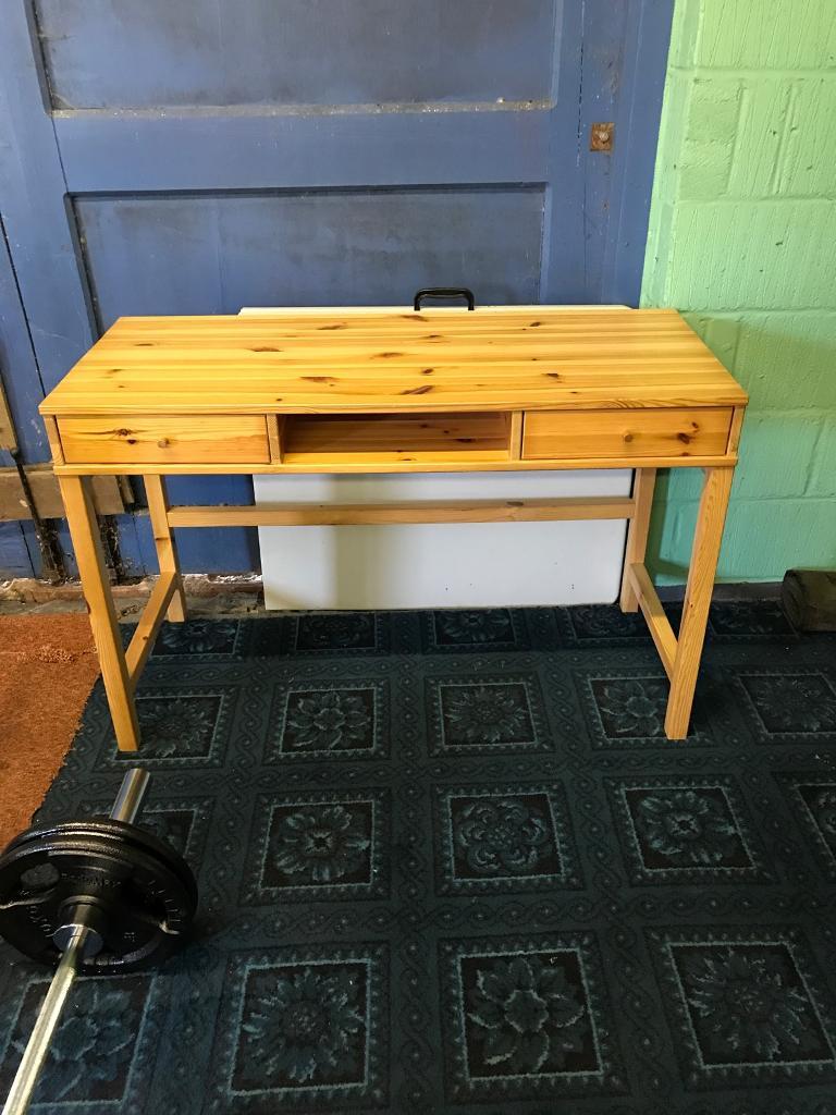 Pine Desk in Pennington, Hampshire Gumtree