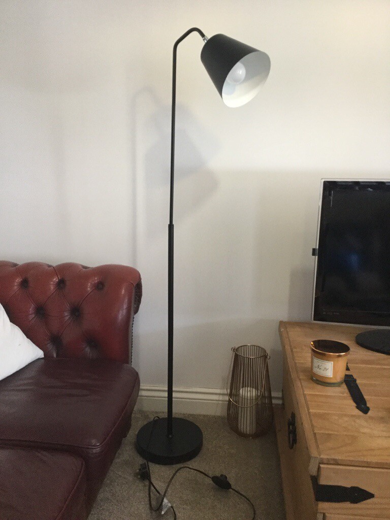 Matt Black Halogen Floor Lamp (B&Q) | in Leigh-on-Sea, Essex | Gumtree