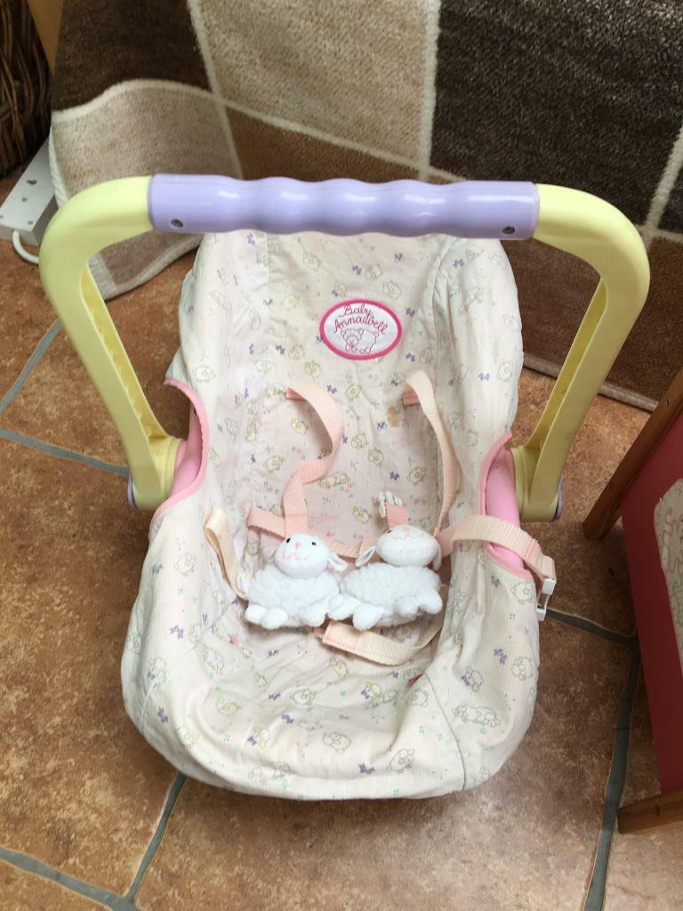Baby Annabell car seat in Cyncoed, Cardiff Gumtree