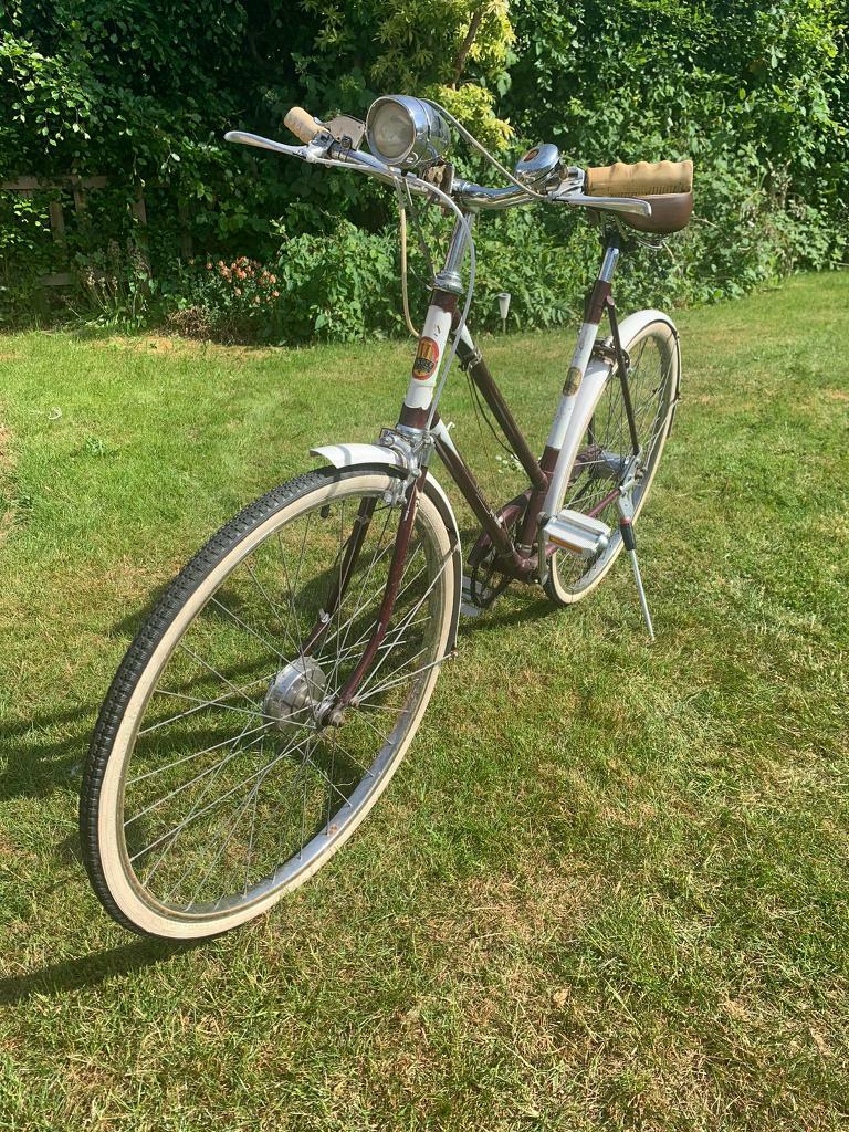 Vindec Atlantic Burgundy vintage bicycle 1960s British made - $ 86