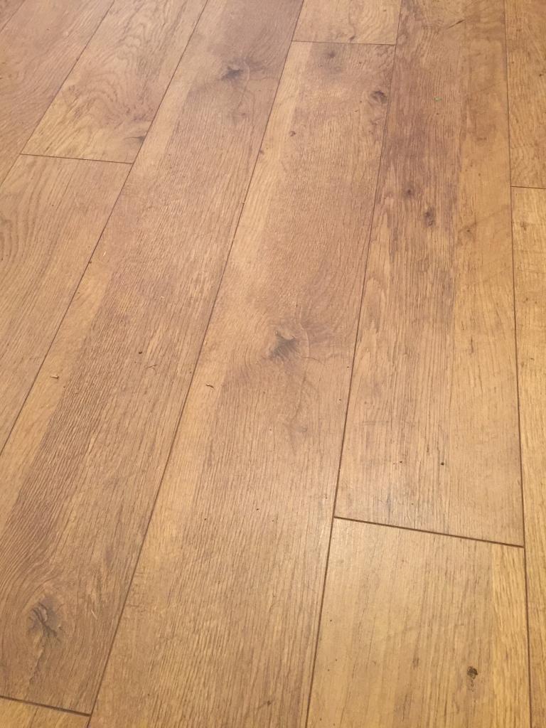 REVISED PRICE FOR QUICK SALE Reclaimed laminate flooring (medium oak effect?) in Burton Joyce