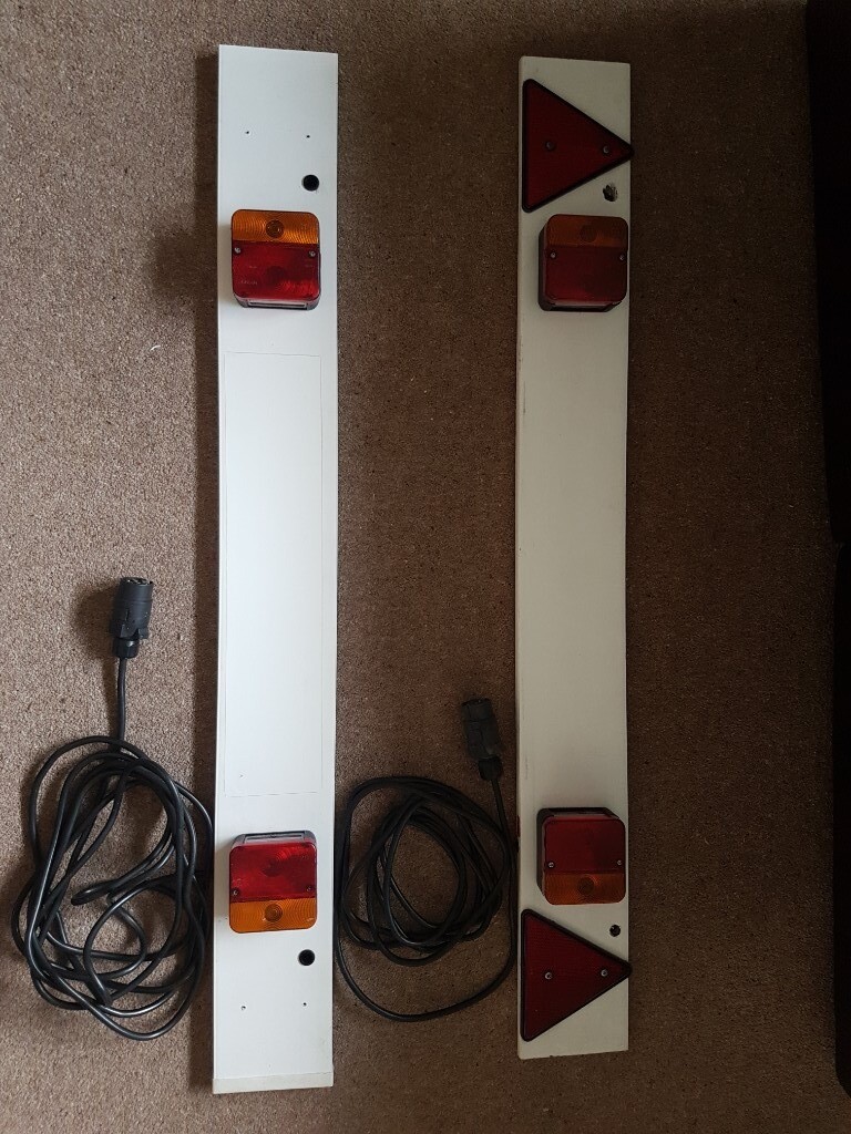 Light bar lighting board number plate board for bike rack or trailer