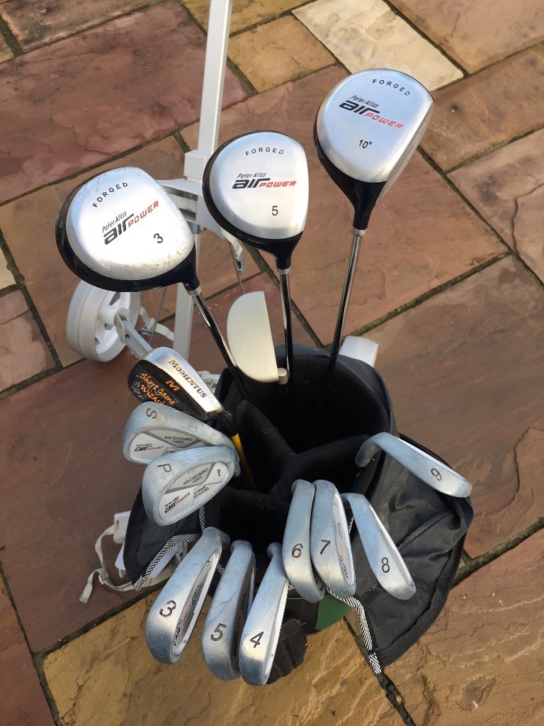 Peter Alliss air power golf set with bag and trolley in Patchway