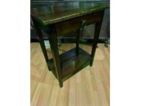 Beautiful Genuine LOMBOK Solid Indonesian Teak Hardwood Side Table / Bedside Table / Bedside Cabinet
