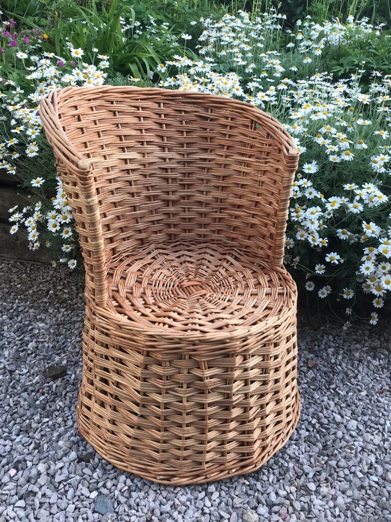 Good quality wicker tub chair made from Somerset willow in Newton