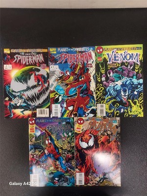 Spider-Man Planet Of The Symbiotes 1-5 Set Super Special Marvel Comics 1995