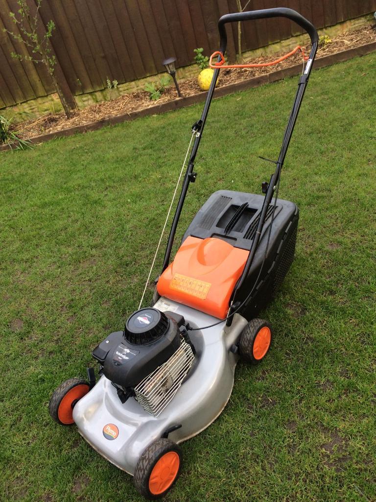 Flymo quicksilver 46s push petrol lawnmower. Fully serviced. in