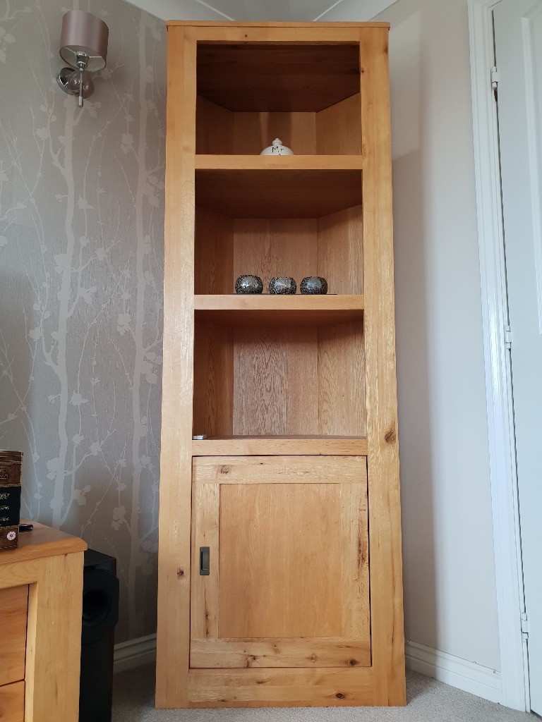 Next Hudson Solid Oak Corner Shelving Unit in Newcastle, Tyne and