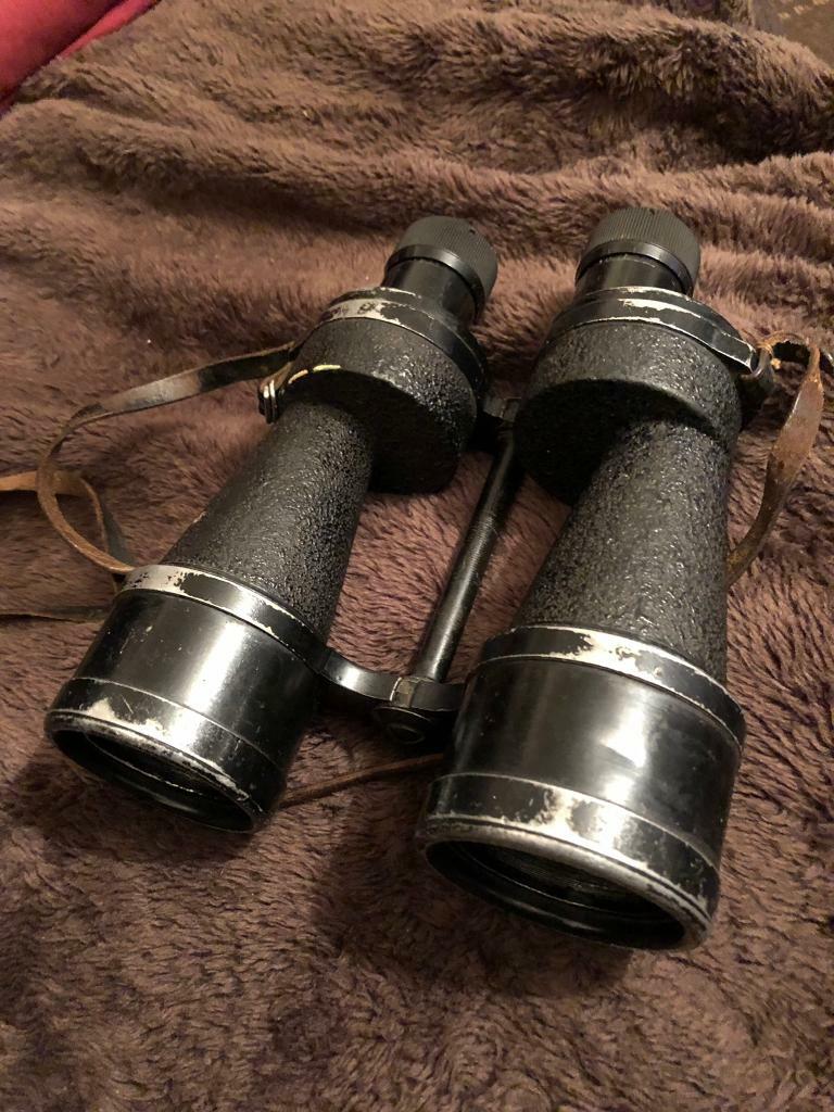 1944 Artillery officers binoculars in Scarborough, North Yorkshire