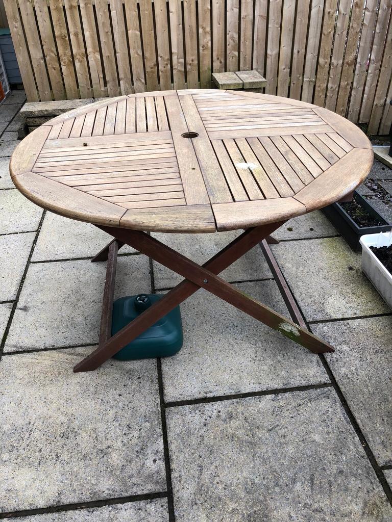 Large wooden garden table for sale in Cumbernauld, Glasgow Gumtree