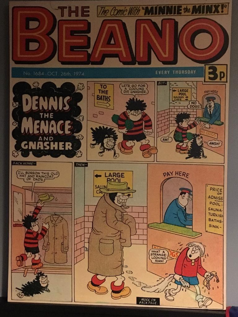 Dennis The Menace Large Canvas In Barnsley South Yorkshire