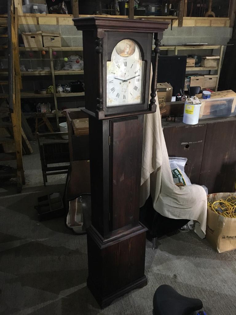 Dark Wood Grandfather Clock in Great Ayton, North Yorkshire Gumtree