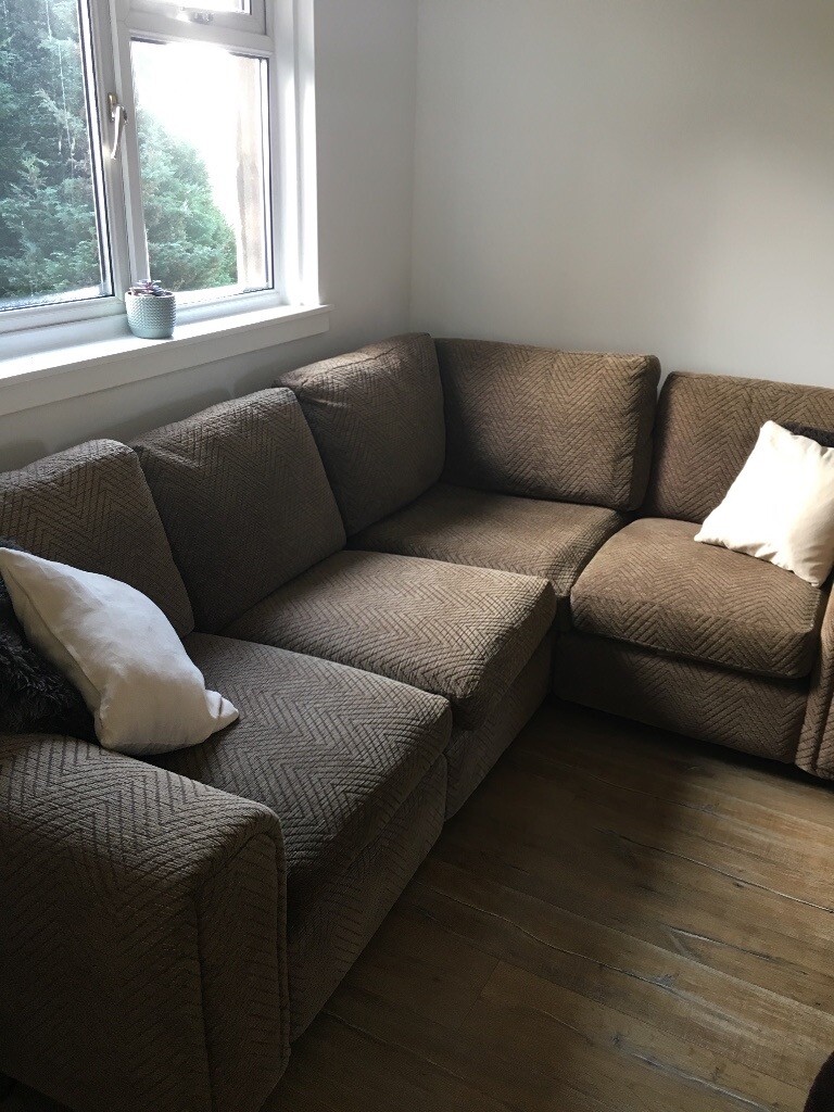 Corner sofa Brown in Clermiston, Edinburgh Gumtree