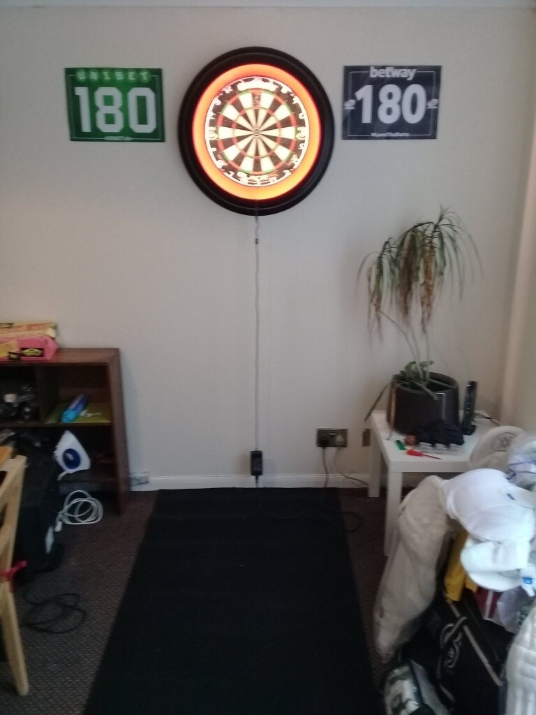 Home pro dartboard light surround in StratforduponAvon