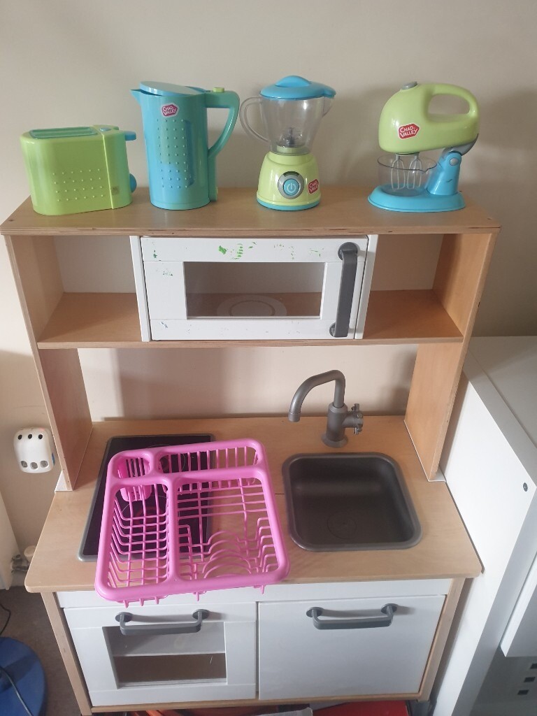 IKEA Duktig kitchen kids pretend roleplay with accessories and food