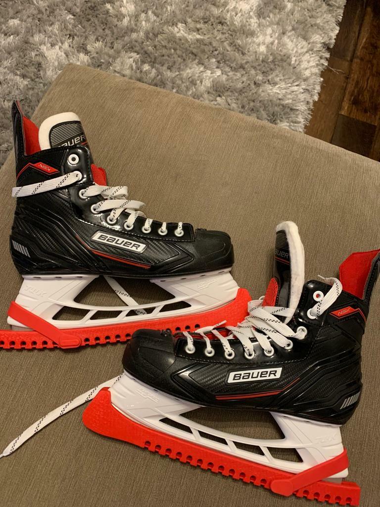 Men’s Bauer NSX ice hockey skates worn twice ! UK size 10 in