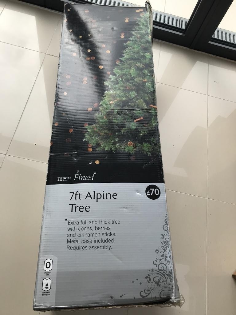 tesco alpine 7ft artificial Christmas tree in York, North Yorkshire