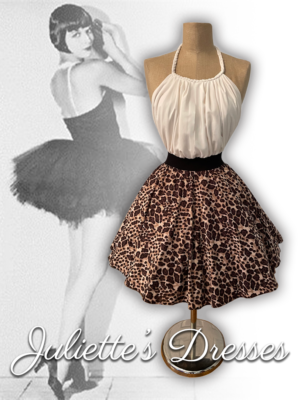 Leopard top tutu dress