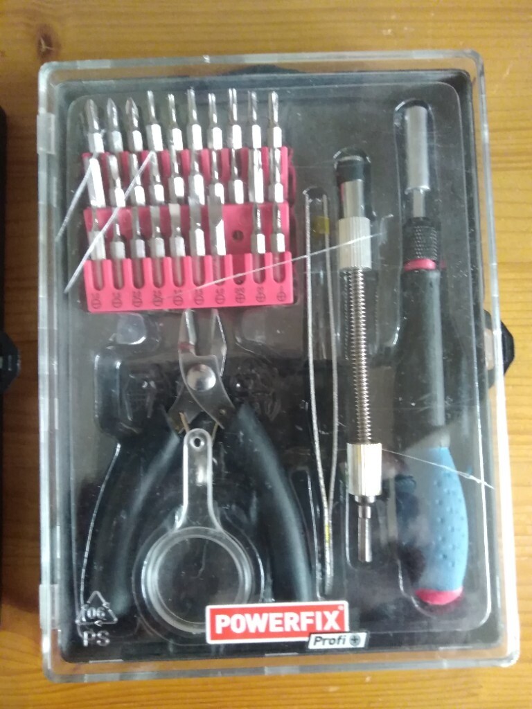 powerfix profi Precision Screwdriver & bits Set use in the box in