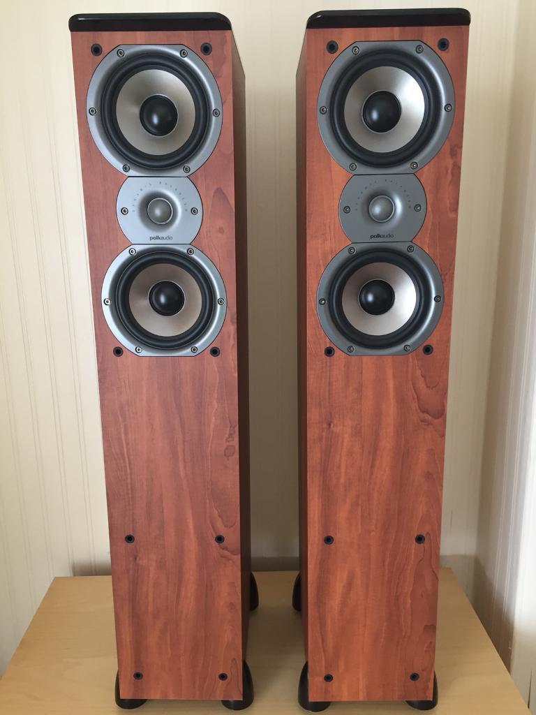 Polk Audio Tsi300 Speakers. Polkaudio Cherry Floor Standing. OVNO. in