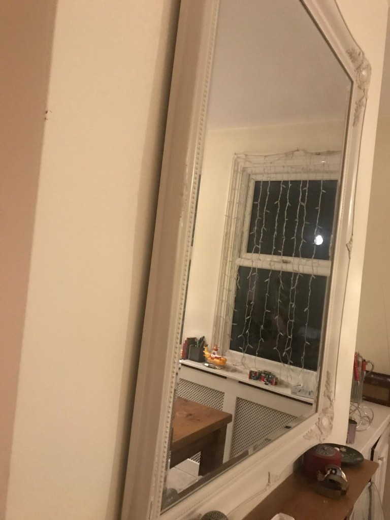 Ornate off white large wall mirror in Kings Cross, London Gumtree