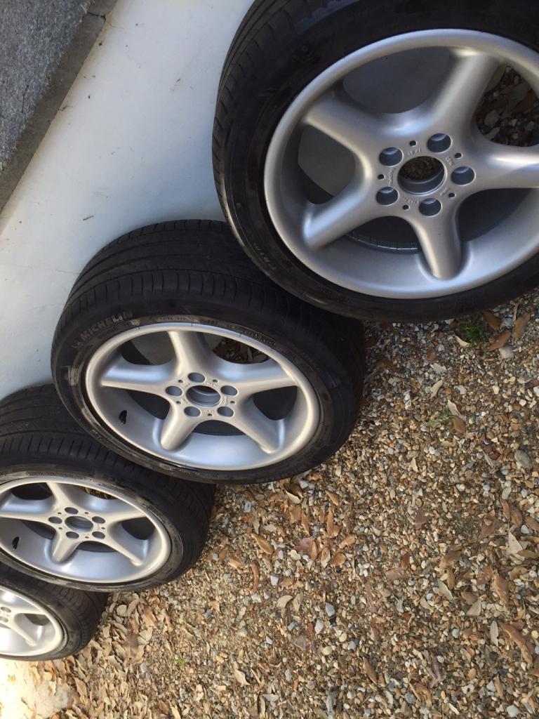 Bmw Z3 E36 E46 17 inch staggered alloy wheels with tyres in St