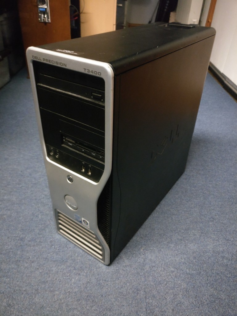 Dell precision T3400 workstation / gaming PC Quad core 8GB RAM