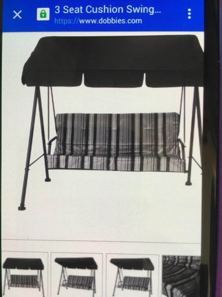 Dobbies Essentials Garden Swing Seat in Kirkcaldy, Fife Gumtree