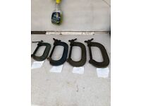 Assortment of G clamps - USED