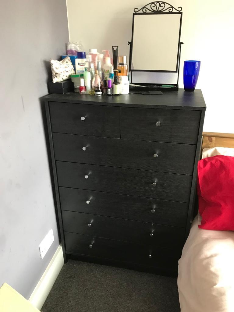 Black Malibu Chest Of Drawers In Walthamstow London Gumtree