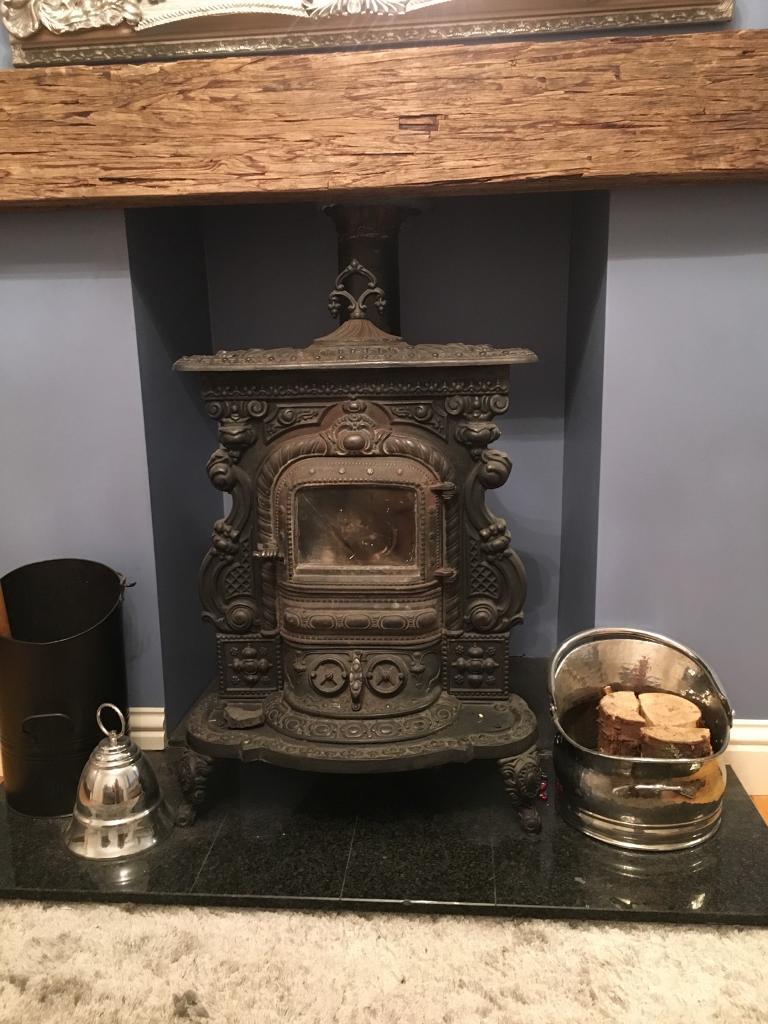Antique log burner,multi fuel stove in Carrickfergus, County Antrim