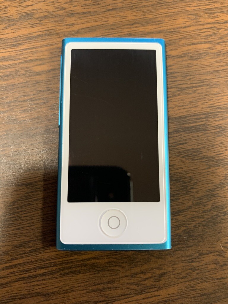 Apple iPod nano 7th Generation Blue (16 GB) Bad Home Button
