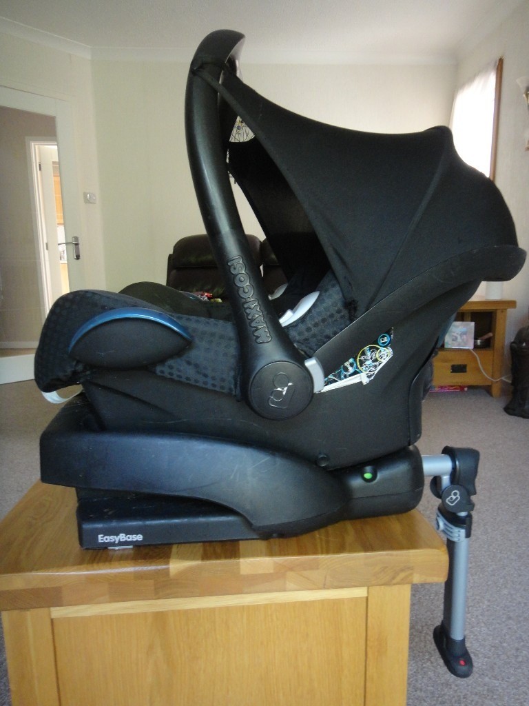 Maxi cosi cabrio fix car seat with easy fix base and rain ...