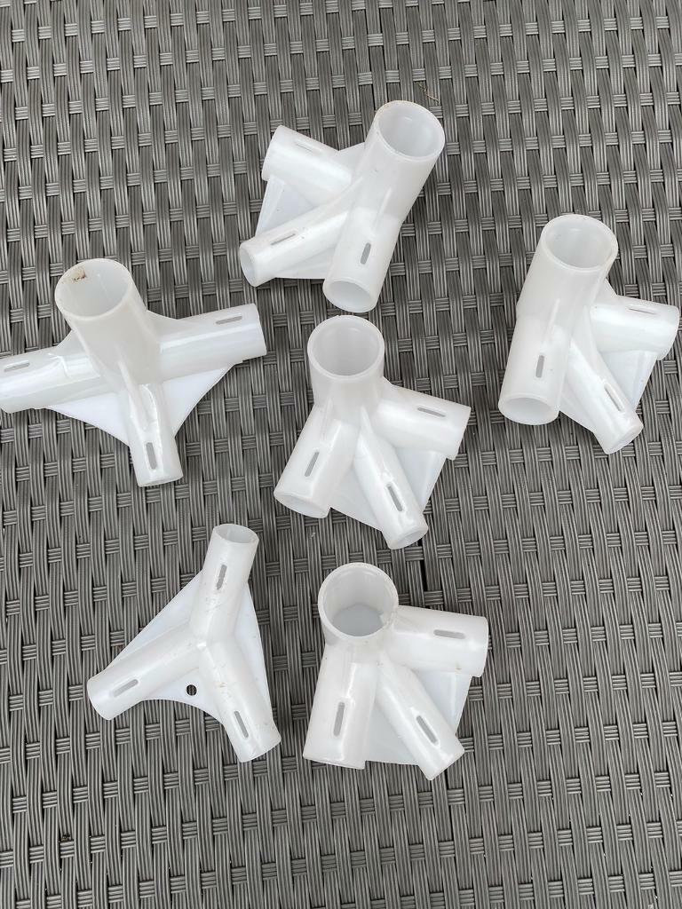 Various Marquee joints plastic gazebo replacement parts in Bramley