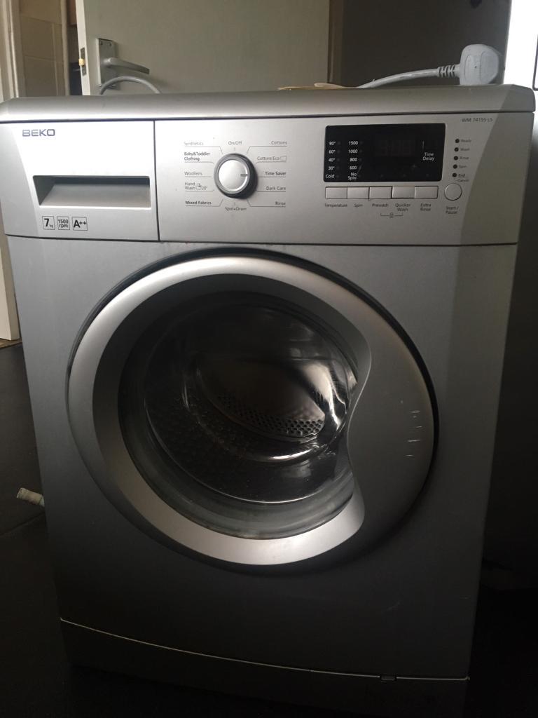 Beko 1500 rpm 7kg. Washing machine. Bearings are going in Bettws