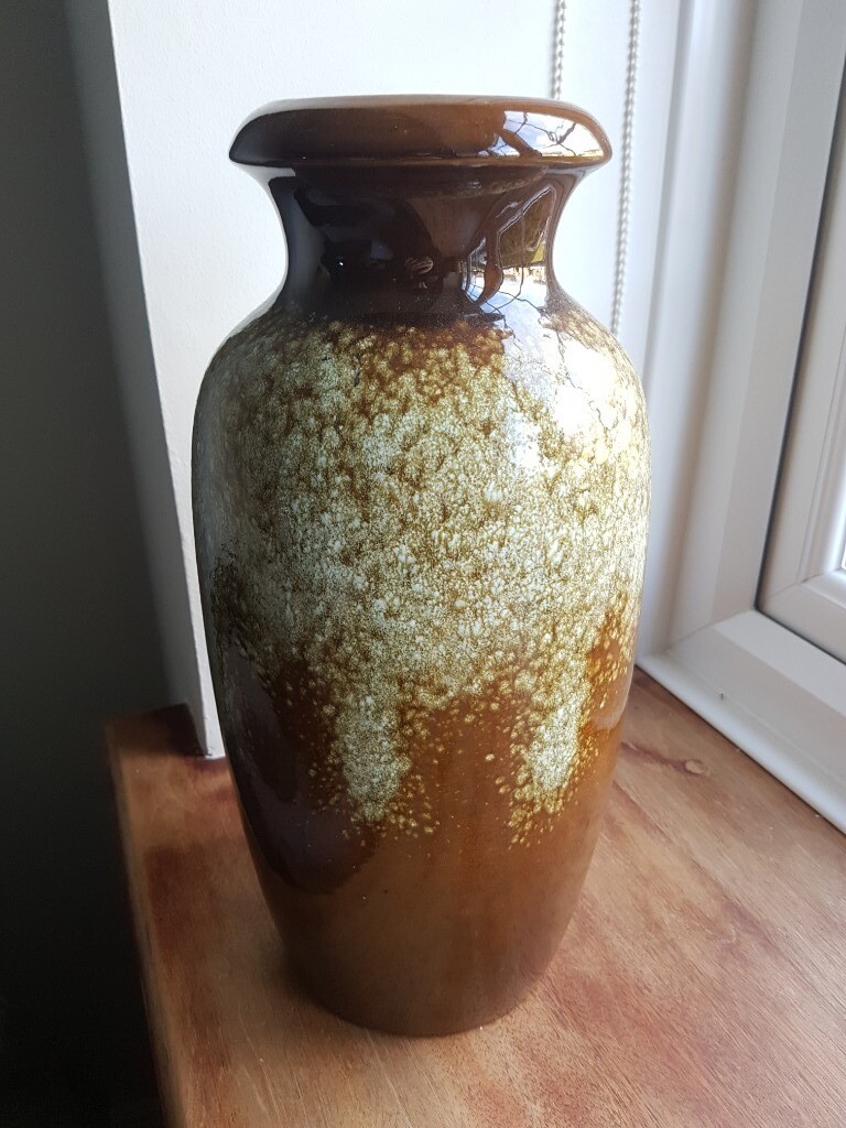 West German Pottery Vase In Bishop Auckland County Durham