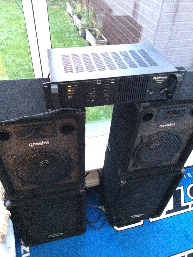 Omnitronic / Gemini Professional Amplifier & Speakers