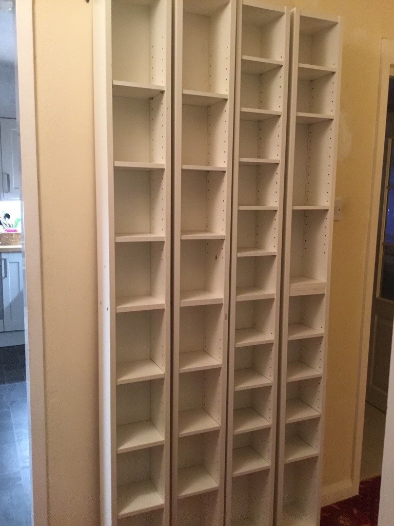 IKEA Billy cd/dvd units 4 available White in Nottingham