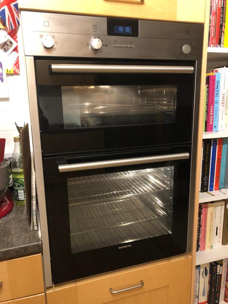 SIEMENS HB13MB521B BUILT IN ELECTRIC DOUBLE OVEN STAINLESS STEEL in Reigate, Surrey Gumtree