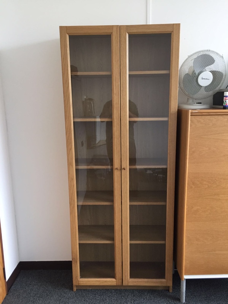 Ikea Billy Bookcase With Glass Doors