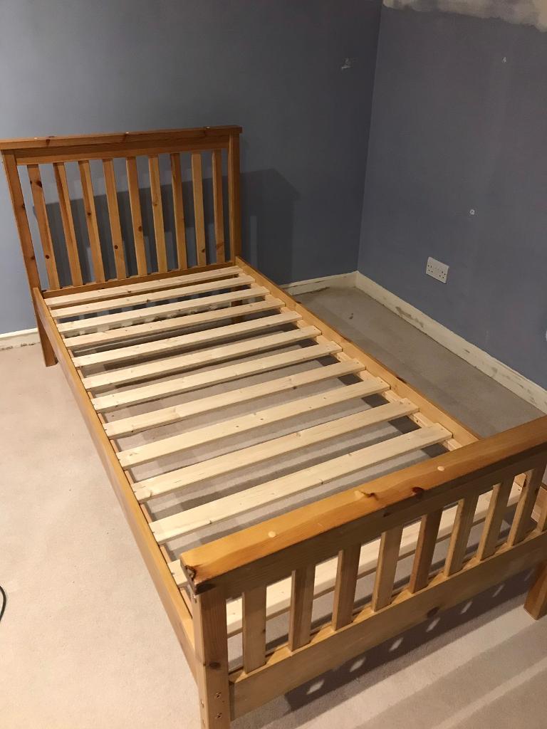 Single wooden bed frame in Ferndown, Dorset Gumtree