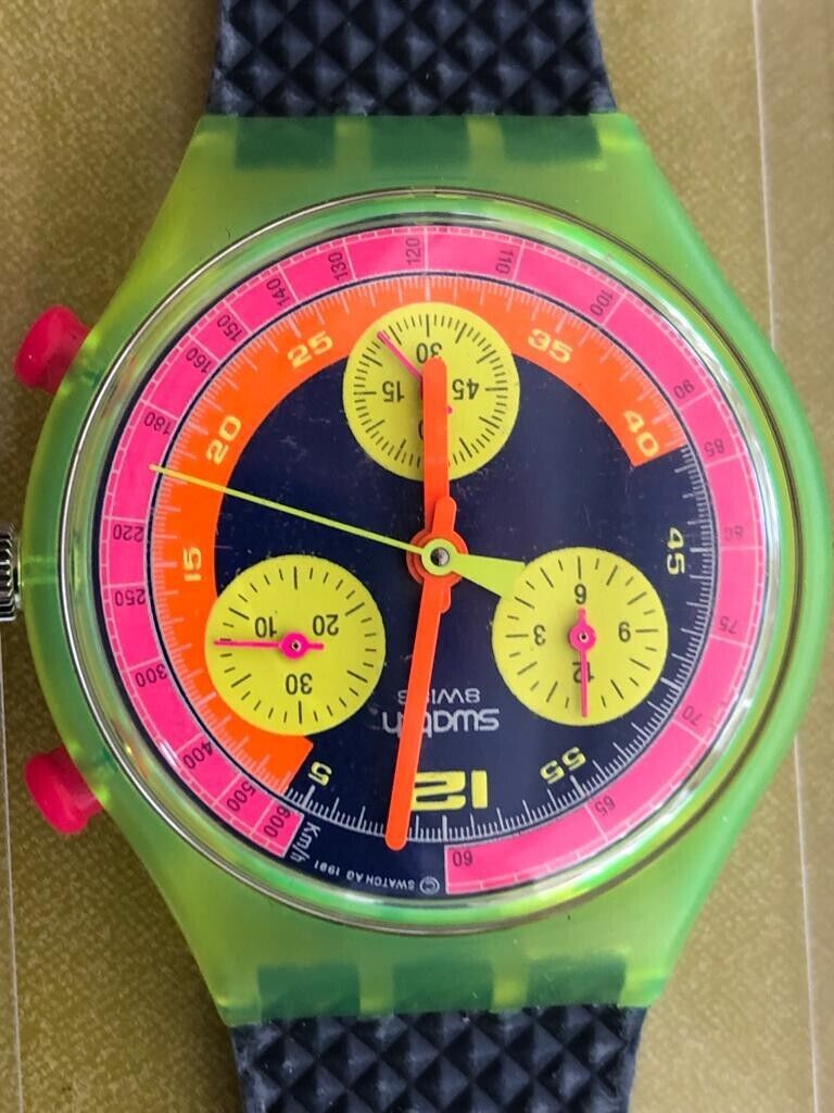 Swatch Grand Prix 37 mm Chronograph SCJ101, New.のeBay公認 Swatch Grand Prix 37 mm Chronograph SCJ101, New.のeBay公認