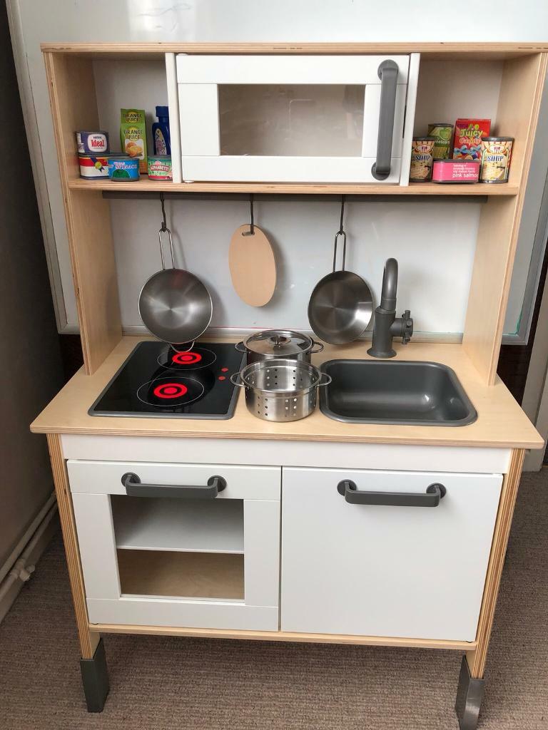 Wooden Play Kitchen Ikea With All Accessories In Chesterfield