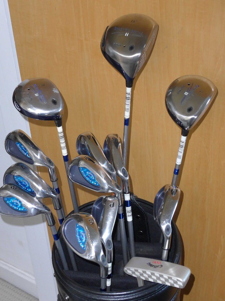 Callaway Golf Clubs complete set with Great Big Bertha Clubs in