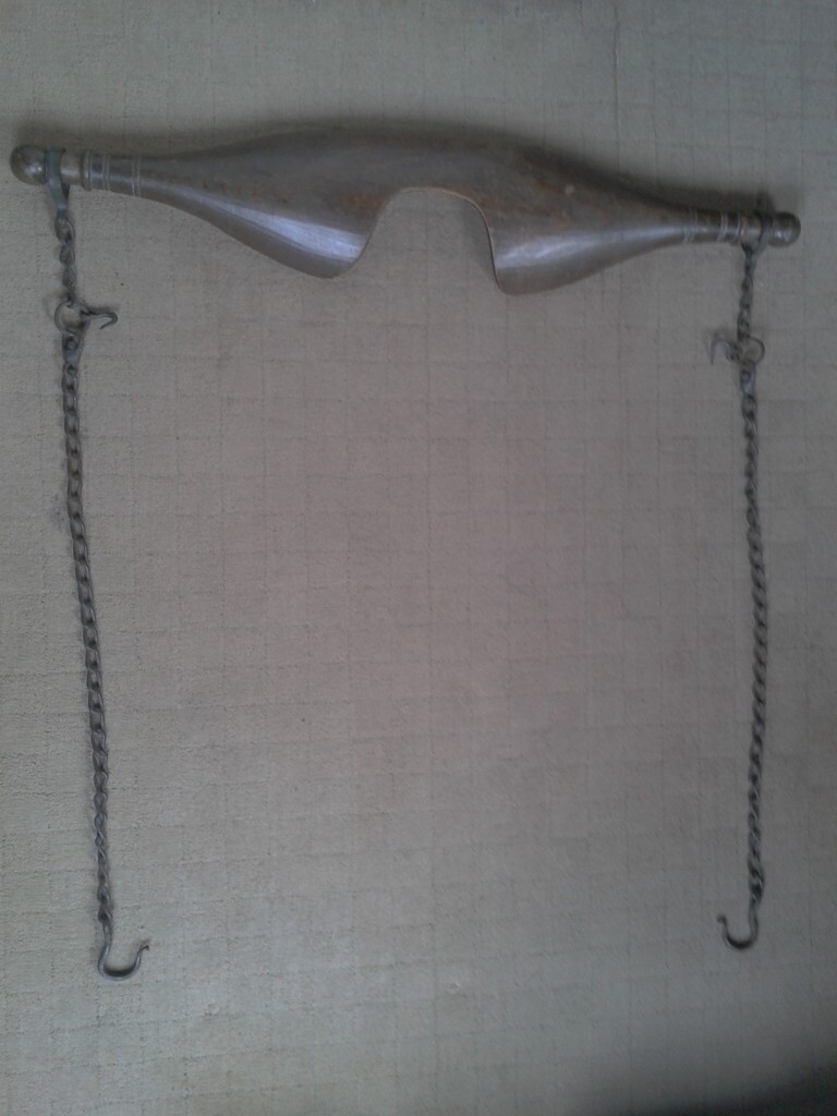 Antique Wooden Shoulder Yoke Water Bucket Milkmaid in Wigton, Cumbria