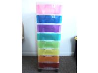 Really Useful Storage Rainbow Tower Draws Drawer Unit Toy Office Craft A4
