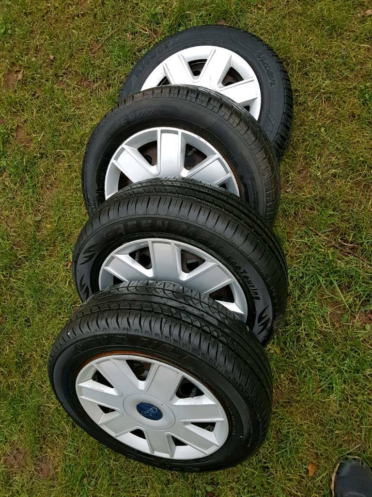 Ford Ka 13" Steel wheels & Good 165/65/R13 Tyres with loads of tread on