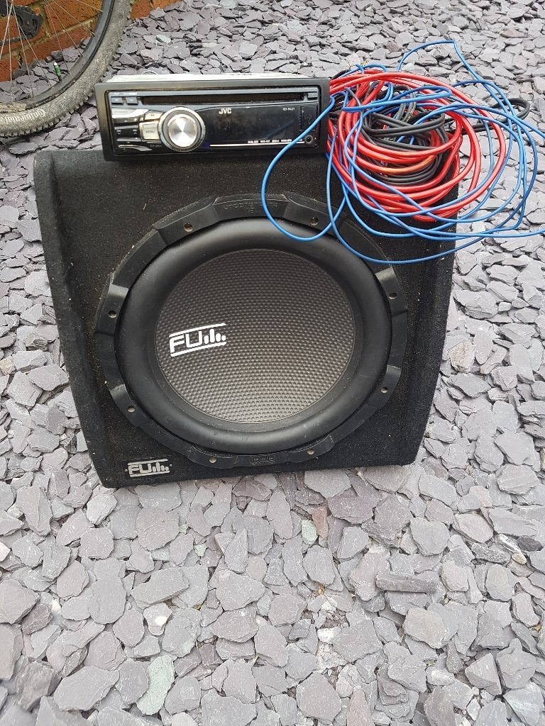 FULL SET UP *** after market jvc sterio 1000w fli subwoffer woth built